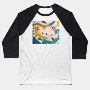 Simba and Kimba Baseball T-Shirt